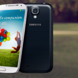 Samsung's new Galaxy S4 device running Android 4.2.2